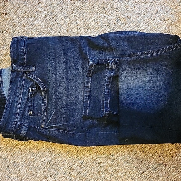 Lee Womens Midrise Skinny Jeans - Dark Blue - Picture 2 of 5